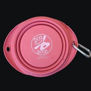 Expanding Rubber Dog Water Bowl 💦